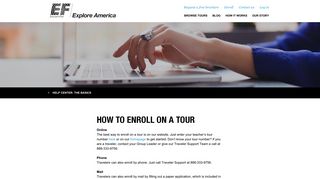 How to Enroll | EF Explore America