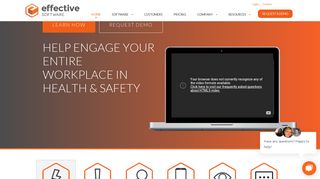 Effective Software: Health And Safety Software | Safety Management