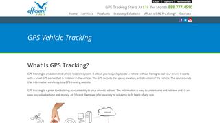 GPS Tracking - Efficient Fleets GPS Tracking