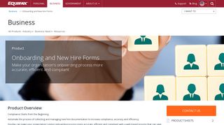 Onboarding and New Hire Forms | Business | Equifax