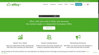 Efficy CRM online software - Customer relationship management