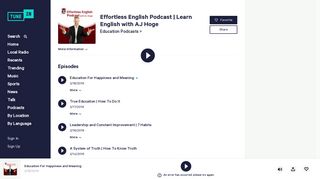 Effortless English Podcast | Learn English with AJ Hoge | Listen to ...