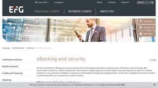 eBanking and security - EFG International