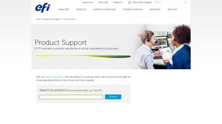 EFI - Product Support - Support & Downloads - Electronics for Imaging