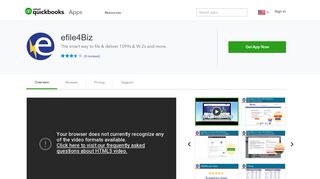 efile4Biz | QuickBooks App Store