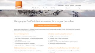 FirstBank Business Online Banking