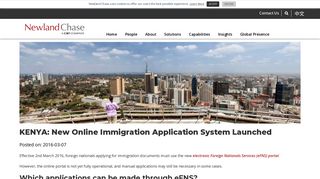 KENYA: New Online Immigration Application System Launched ...