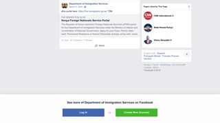 efns portal here; https://fns.immigration.go.ke/ ^DM - Facebook