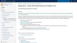 Application - eFolio MN State Electronic Portfolio Tool - Teaching and ...
