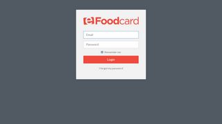 eFoodcard | Login