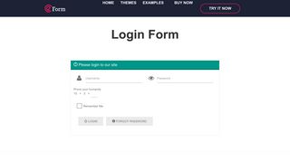 Login Form - eForm