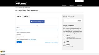 Access Your Documents | eForms – Free Fillable Forms