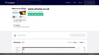 www.eframe.co.uk Reviews | Read Customer Service Reviews of www ...