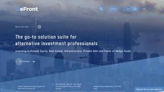 eFront: Private Equity & Alternative Investment Software