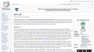 EFU Life - Wikipedia