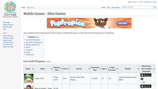 Efun Games - List Wiki