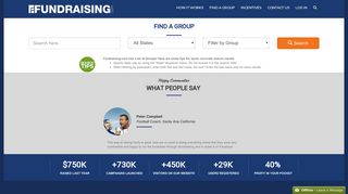 Efundraising : Find your Online fundraising group to support!