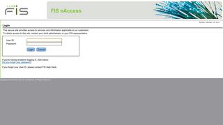 FIS eAccess