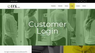 Customer Login | EFX Corp