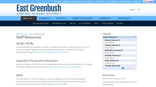 Staff Resources | East Greenbush CSD