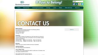 EGEFCU :: Contact Us