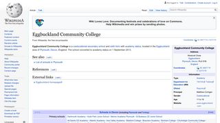 Eggbuckland Community College - Wikipedia