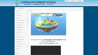 Everglade School .::. Reading Eggs Login