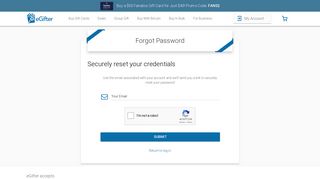 eGifter - Member Log in - Forgot Password?