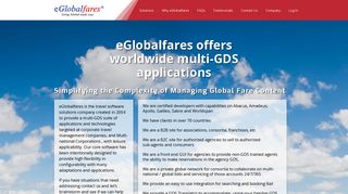 eGlobalfares Multi-GDS Travel Software Solutions