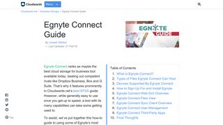 Egnyte Connect Guide - Cloudwards