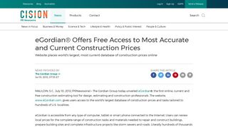 eGordian® Offers Free Access to Most Accurate and Current ...