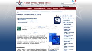 Chapter 4: Accessible Means of Egress - United States Access Board