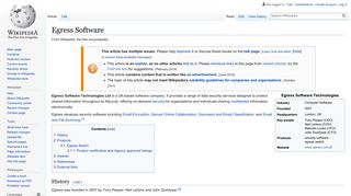 Egress Software - Wikipedia