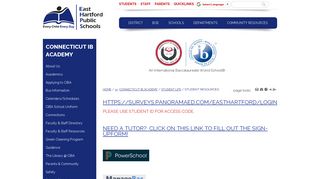East Hartford Public Schools: Student Resources