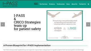 I-PASS – Patient Safety Institute