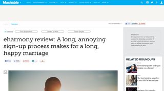 eharmony review: A long, annoying sign-up process makes for a long ...