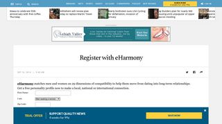 Register with eHarmony - The Morning Call