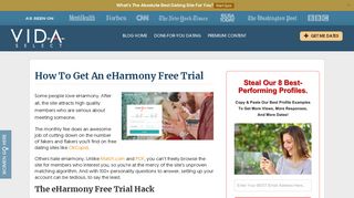 How To Get An eHarmony Free Trial