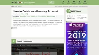 How to Delete an eHarmony Account: 10 Steps (with Pictures)