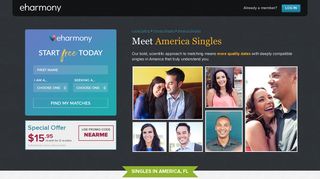 America Dating: eHarmony Singles in America, FL