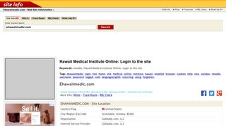 Ehawaiimedic.com: Hawaii Medical Institute Online: Login to the site