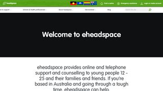 eheadspace Support | headspace