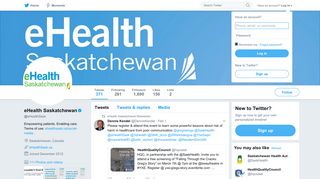 eHealth Saskatchewan (@eHealthSask) | Twitter