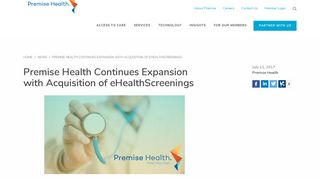 Premise Health Continues Expansion with Acquisition of ...
