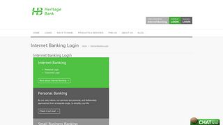 Heritage Bank Plc | Internet Banking Login