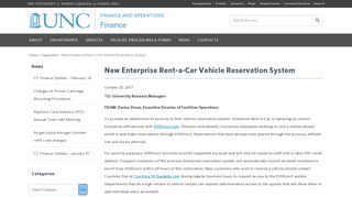 New Enterprise Rent-a-Car Vehicle Reservation System - Finance