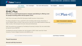 EHIC Plus reviews • Fairer Finance