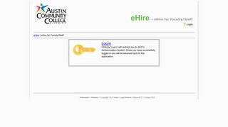 eHire - eHire for Faculty/Staff