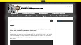 eHire | Los Angeles County Sheriff's Department