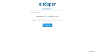 Select Account | eHopper BO